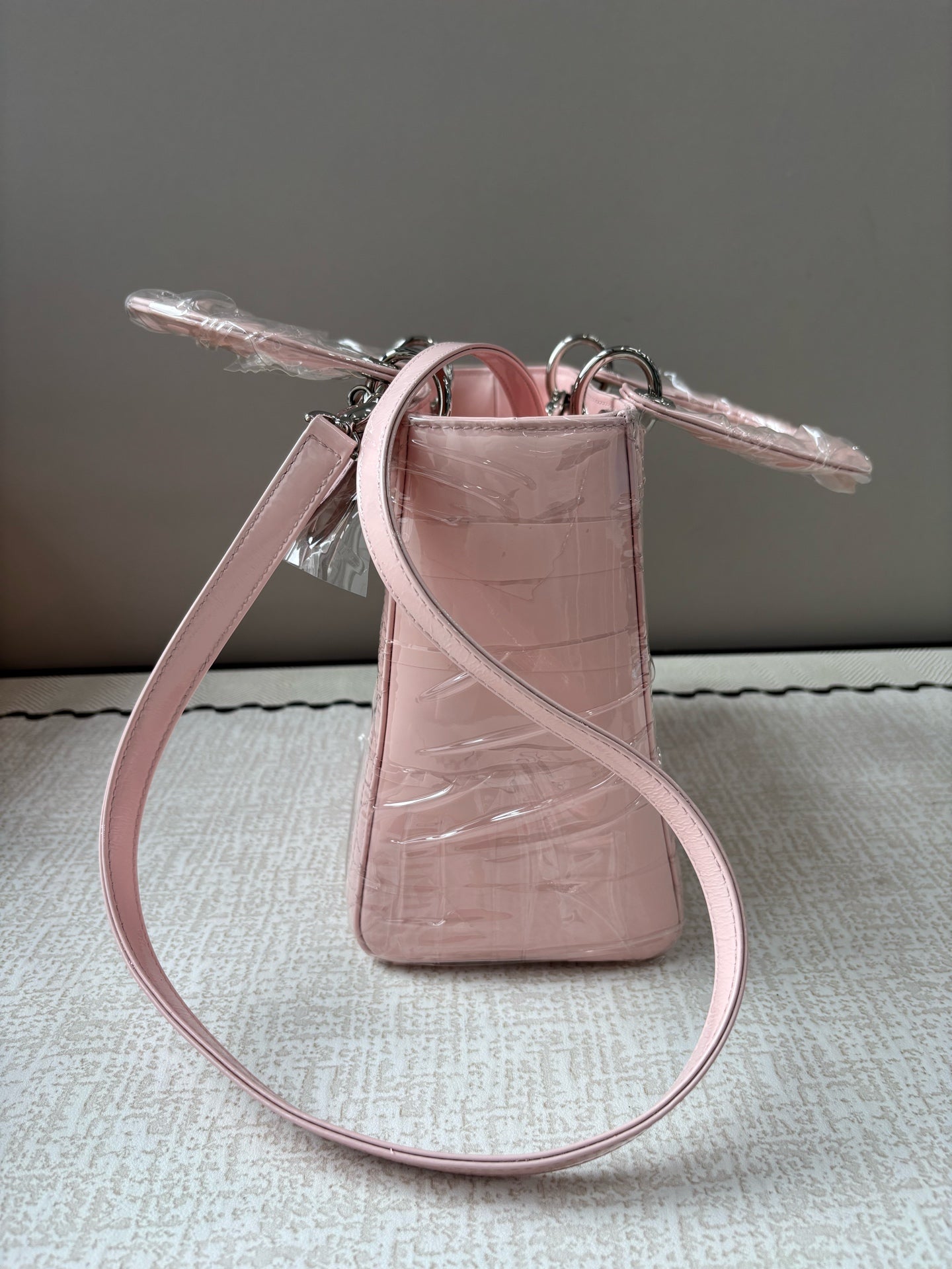 Dior - Lady Dior - Patent leather - Pink - (Small)