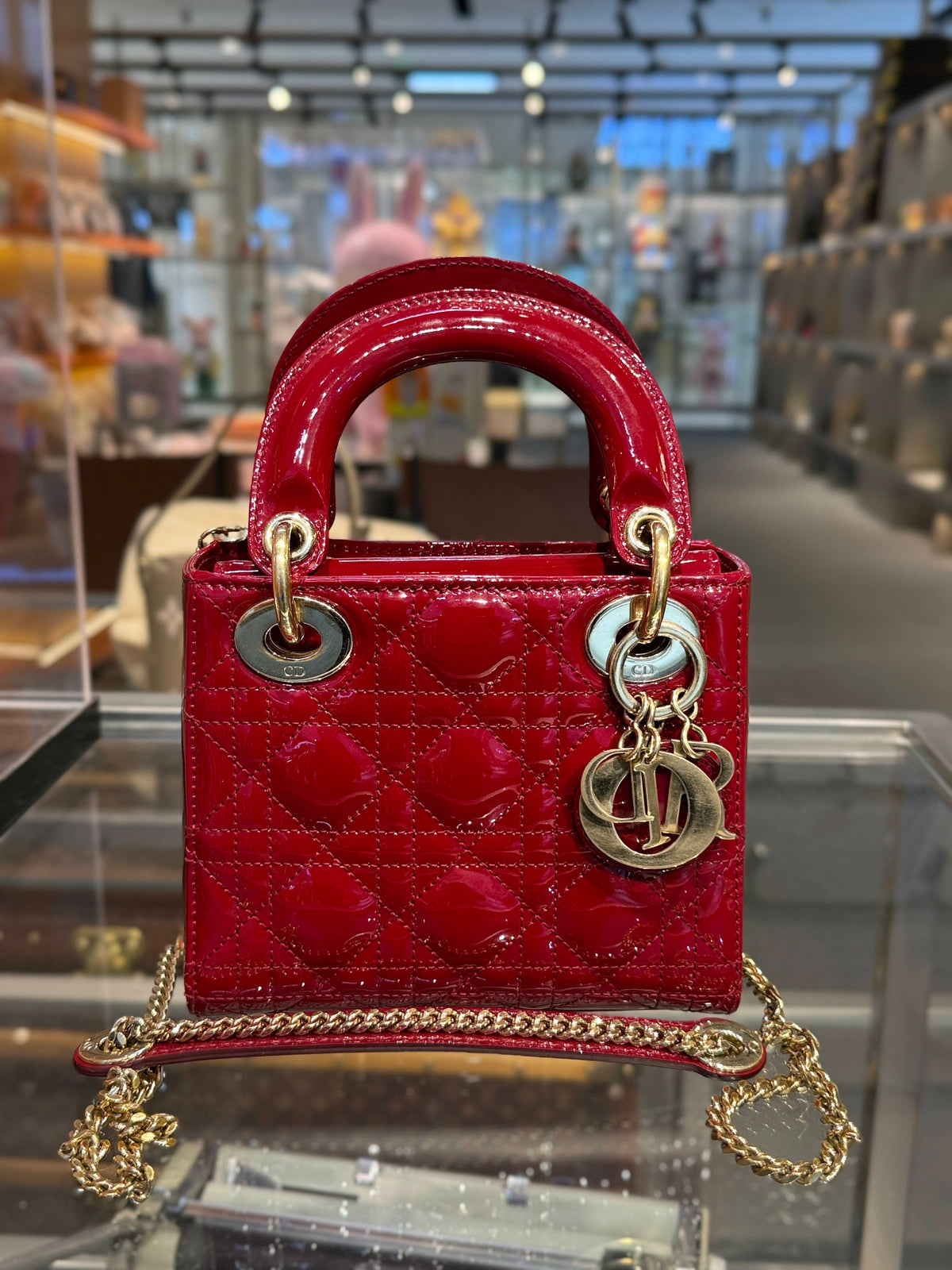 Dior - Lady Dior - Patent leather - Red