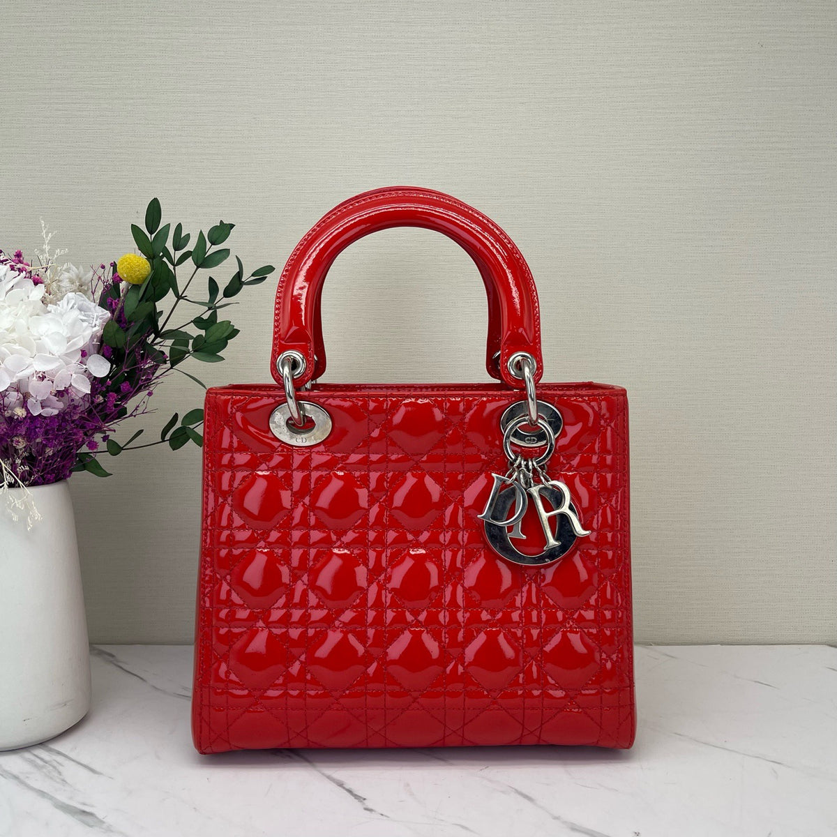 Dior - Lady Dior - Patent leather - Red