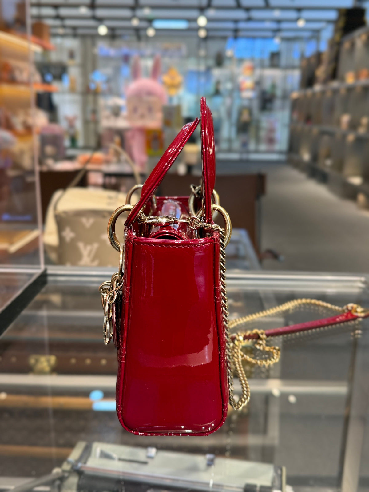 Dior - Lady Dior - Patent leather - Red