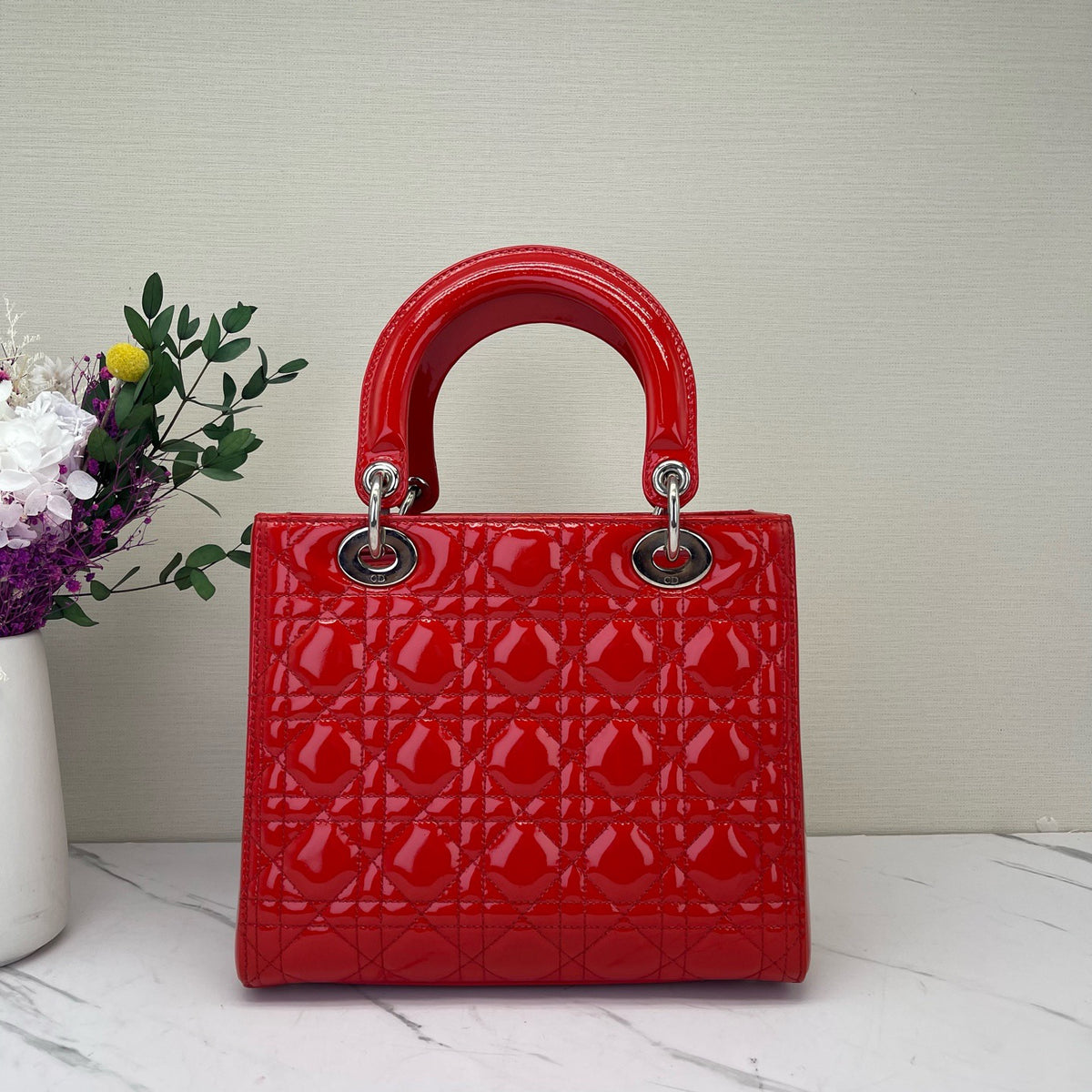Dior - Lady Dior - Patent leather - Red