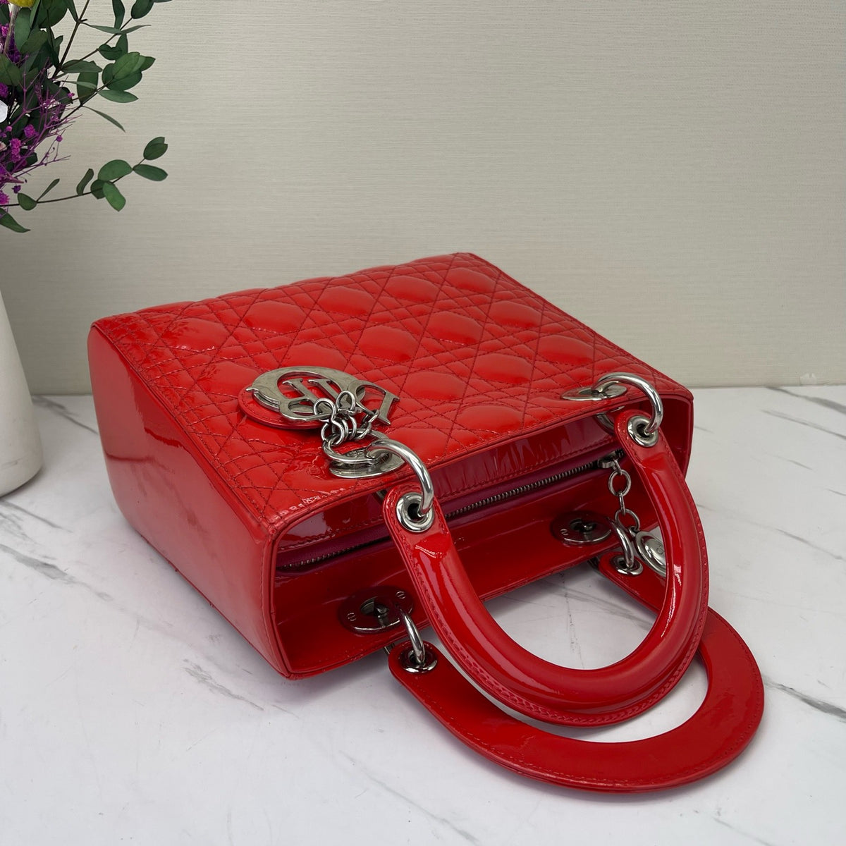 Dior - Lady Dior - Patent leather - Red
