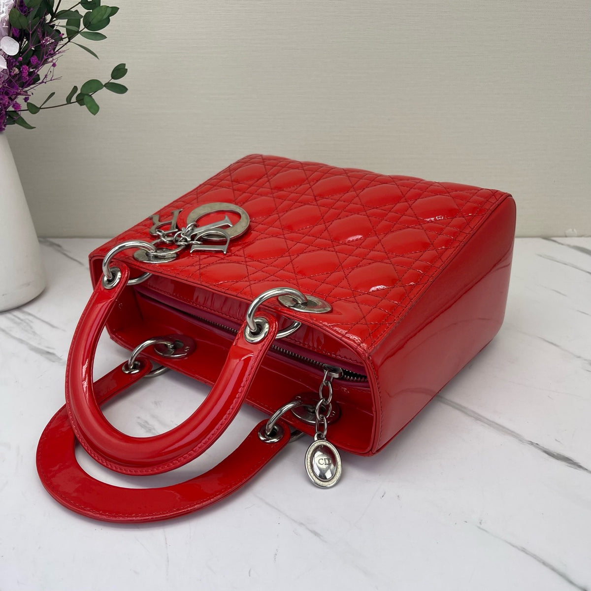 Dior - Lady Dior - Patent leather - Red