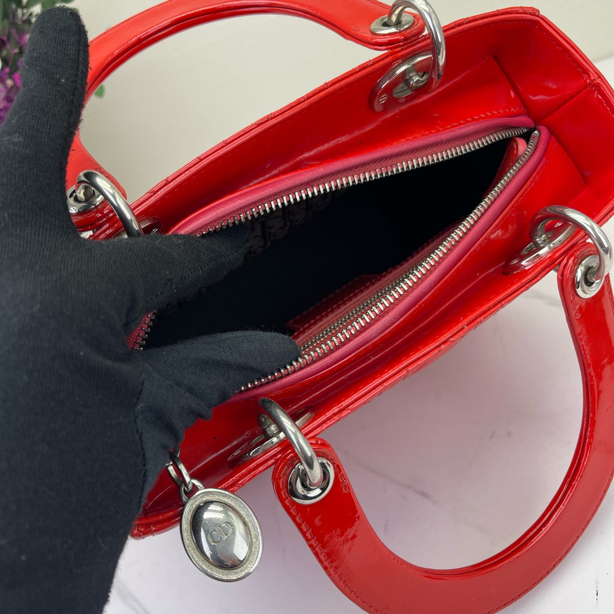 Dior - Lady Dior - Patent leather - Red