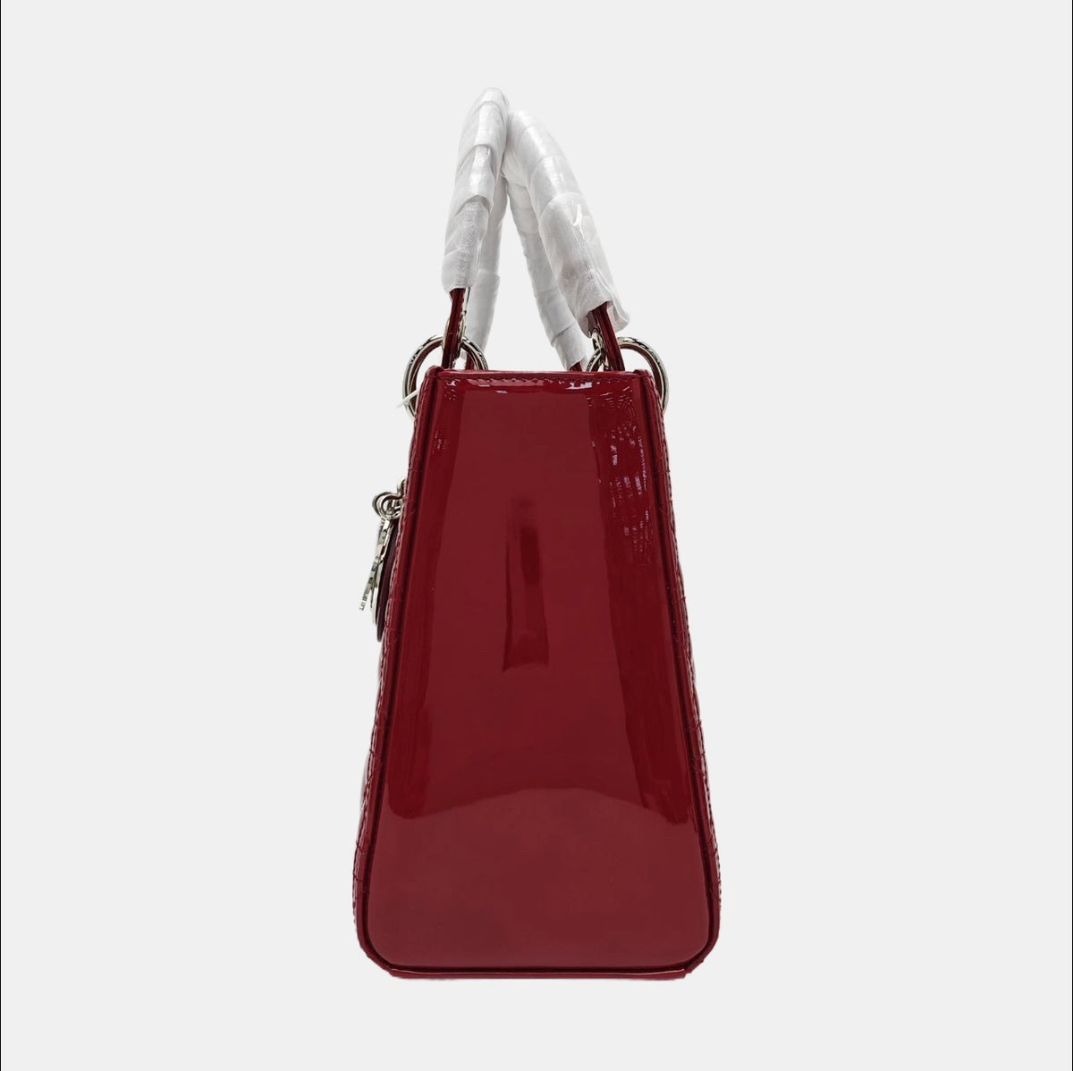 Dior - Lady Dior - Patent leather - Red - (Medium)