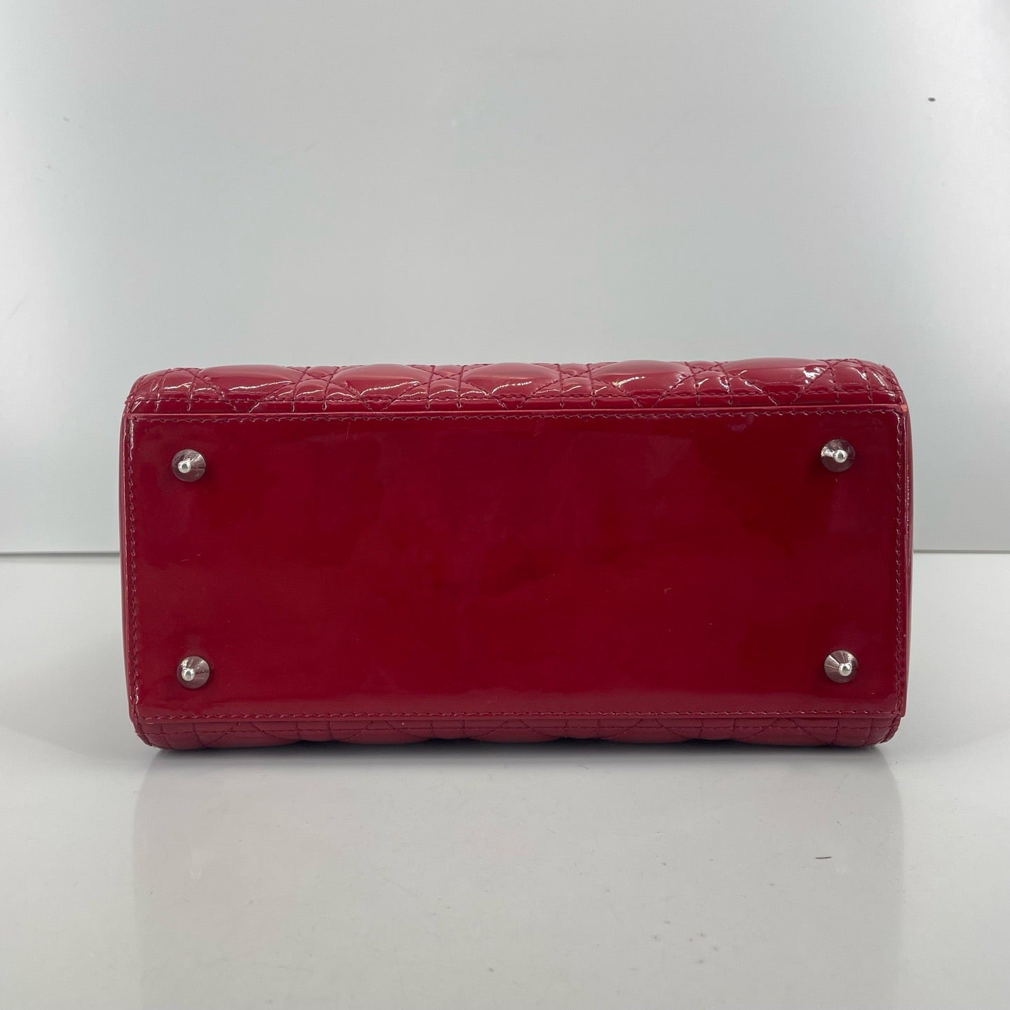Dior - Lady Dior - Patent leather - Red - (medium)