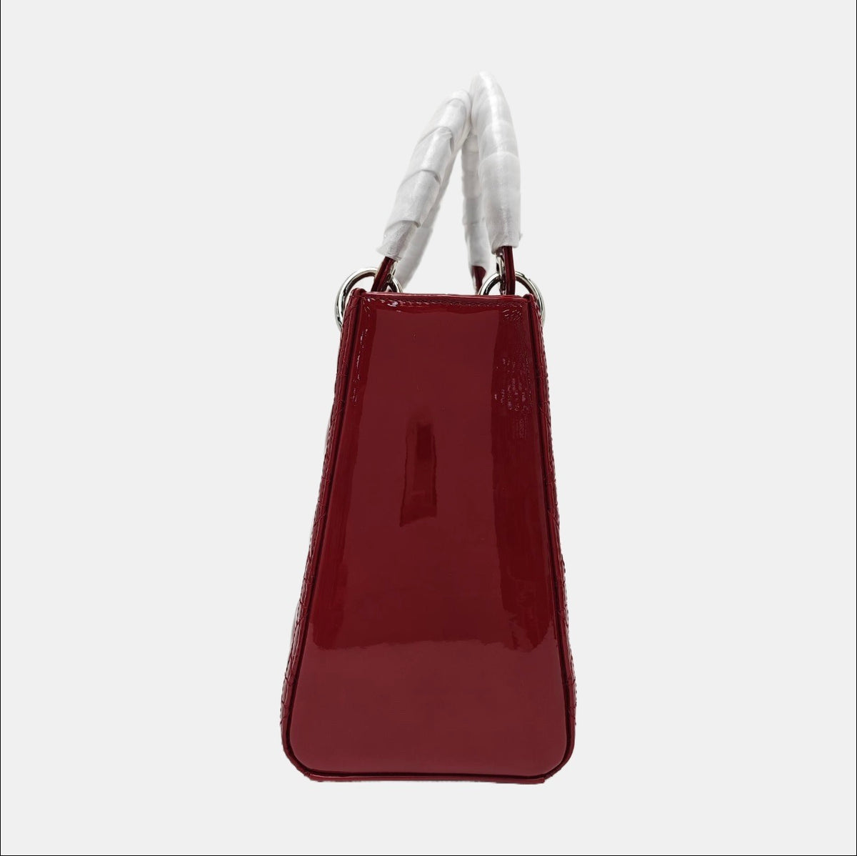Dior - Lady Dior - Patent leather - Red - (Medium)