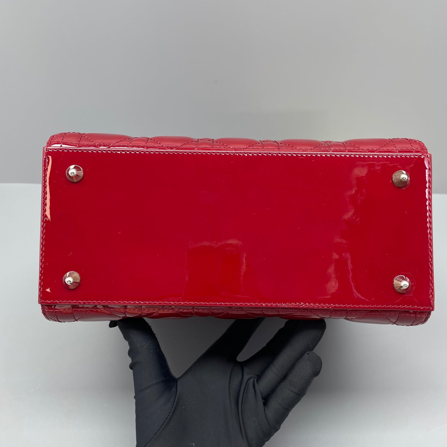 Dior - Lady Dior - Patent leather - Red - (medium)