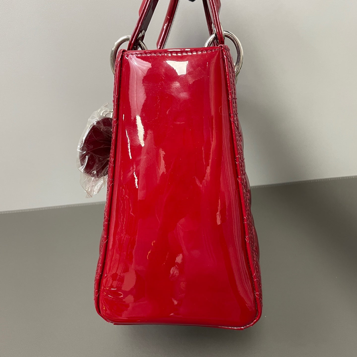 Dior - Lady Dior - Patent leather - Red - (medium)