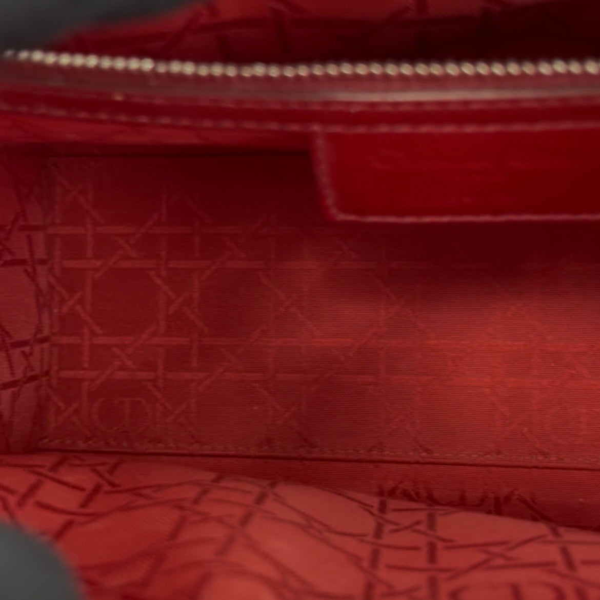 Dior - Lady Dior - Patent leather - Red - (medium)
