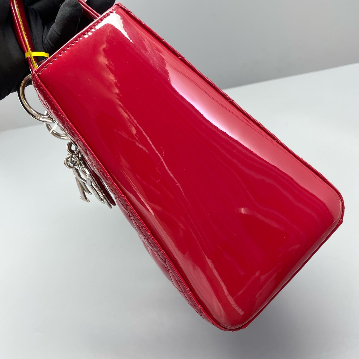 Dior - Lady Dior - Patent leather - Red - (medium)
