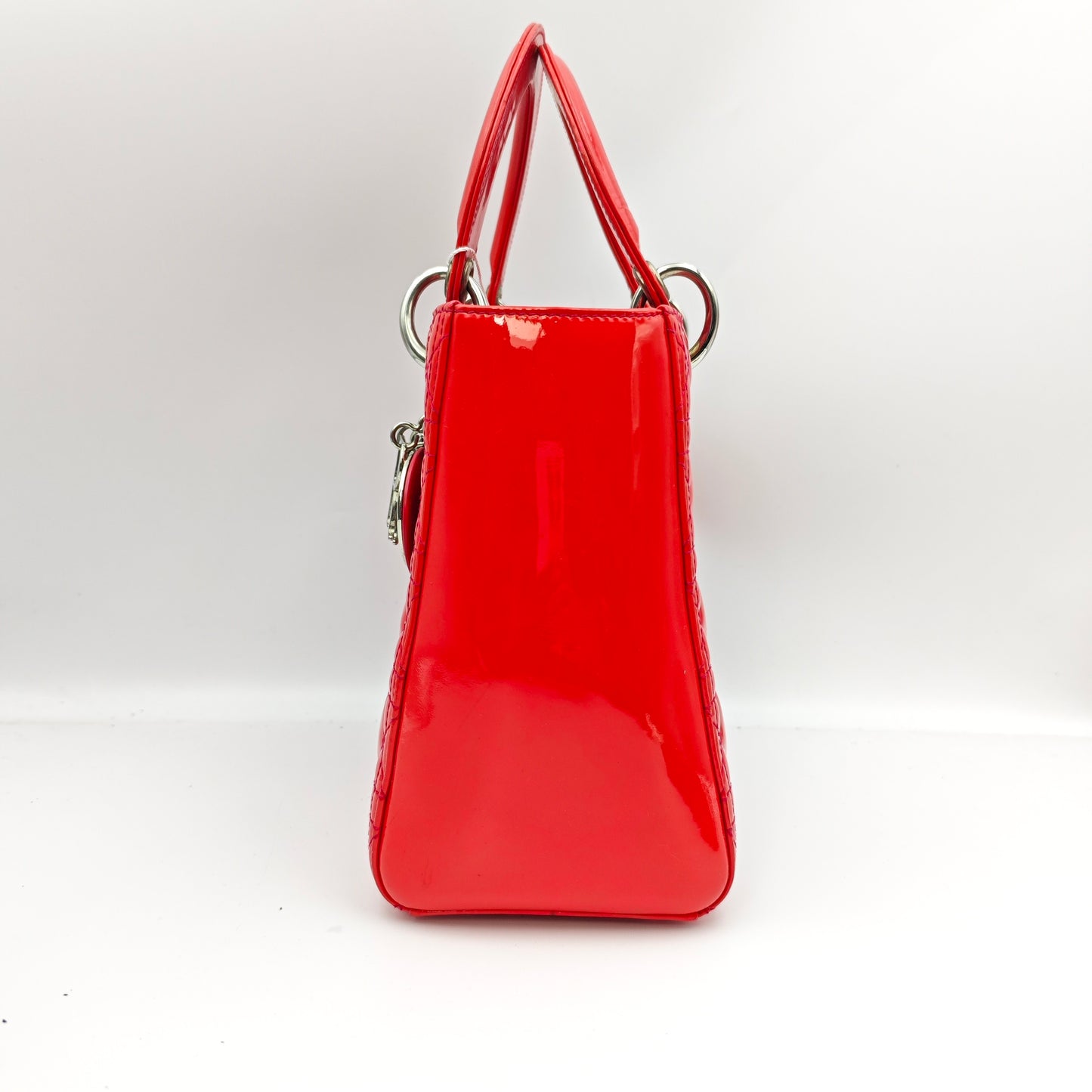 Dior - Lady Dior - Patent leather - Red - (medium)