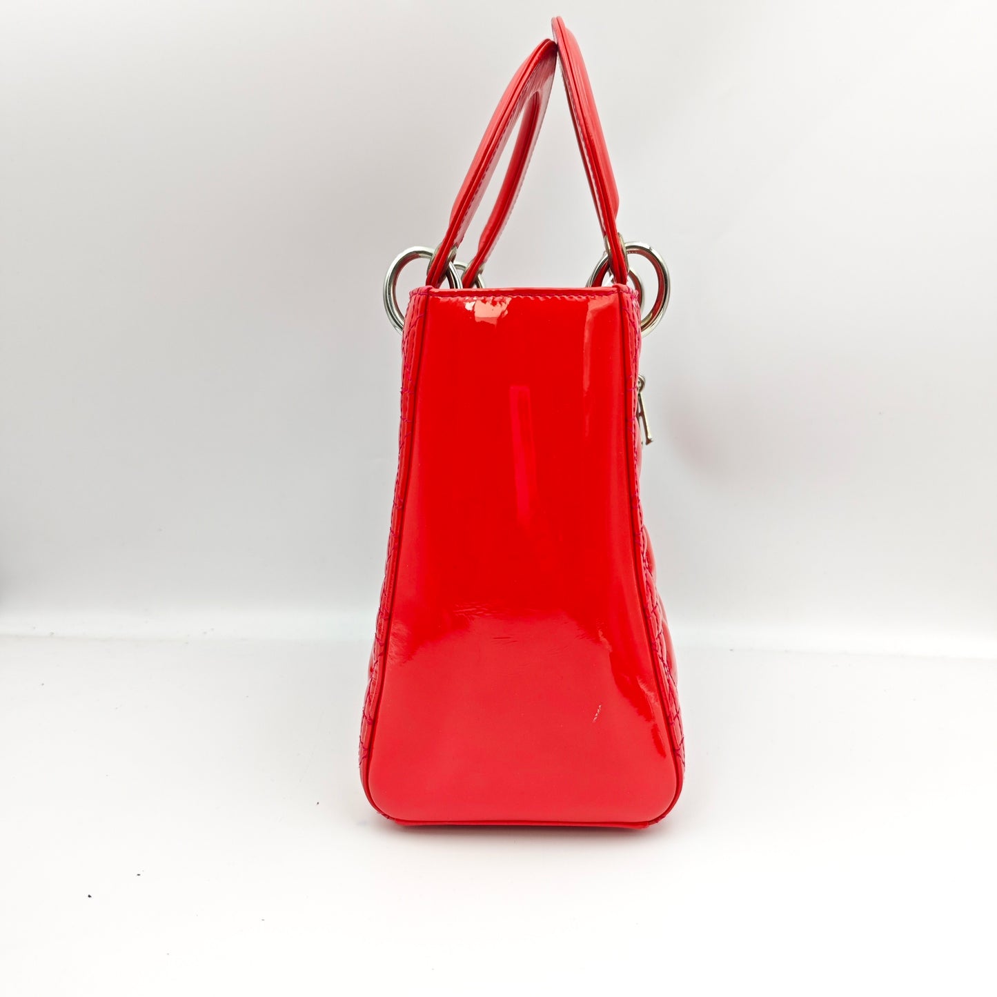Dior - Lady Dior - Patent leather - Red - (medium)