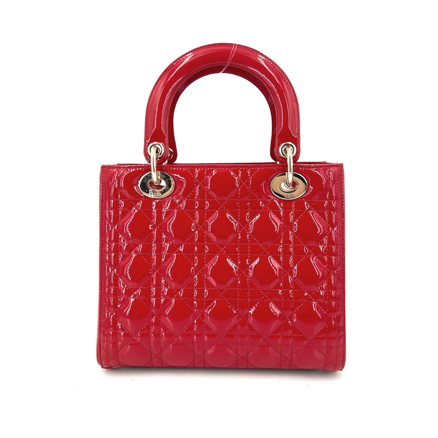 Dior - Lady Dior - Patent leather - Red - (medium)