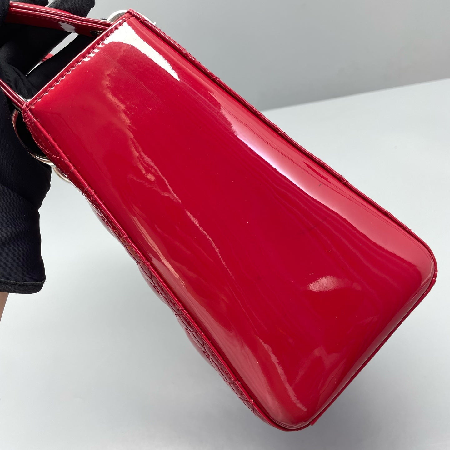 Dior - Lady Dior - Patent leather - Red - (medium)