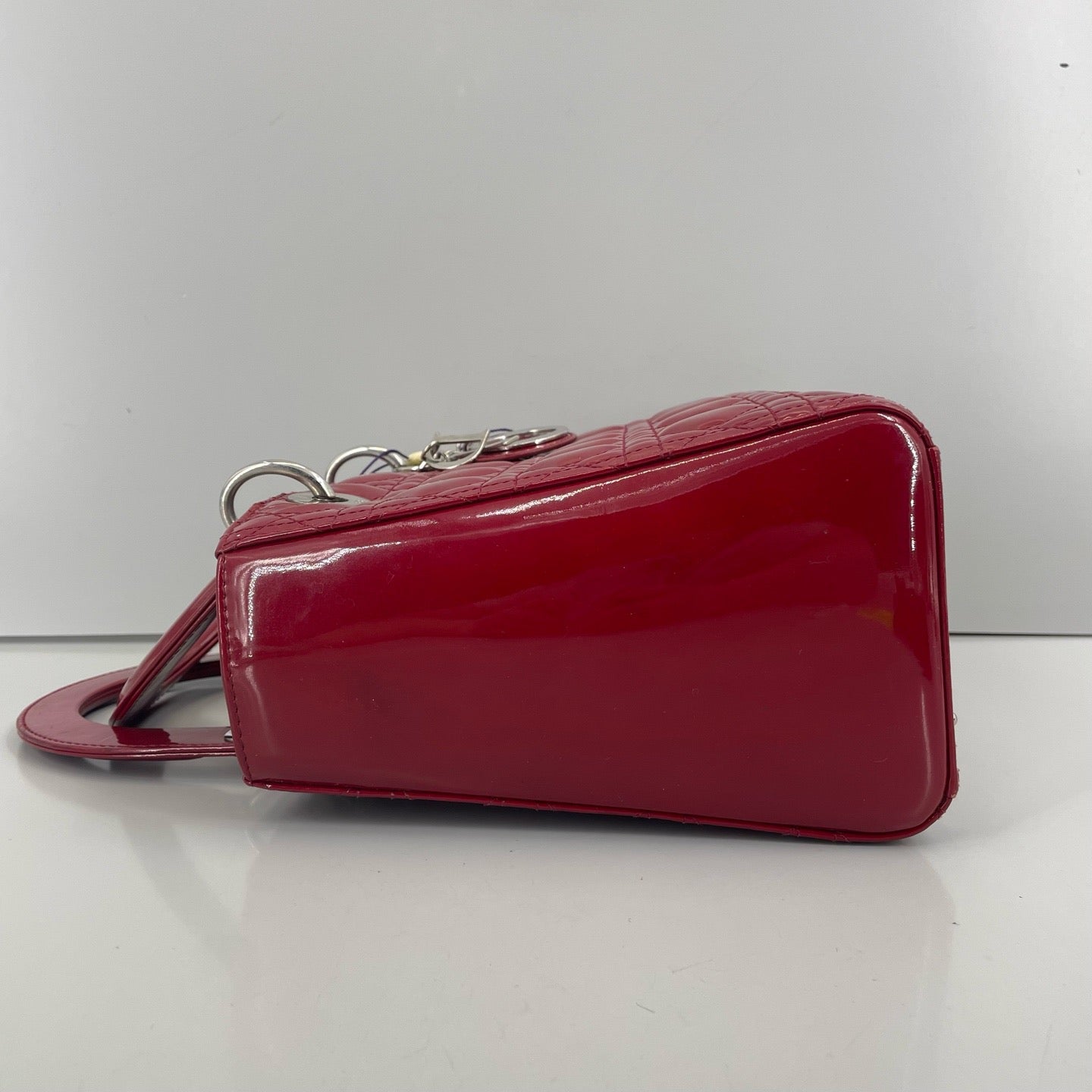 Dior - Lady Dior - Patent leather - Red - (medium)