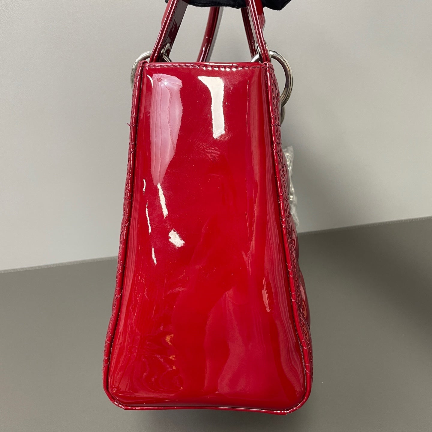 Dior - Lady Dior - Patent leather - Red - (medium)