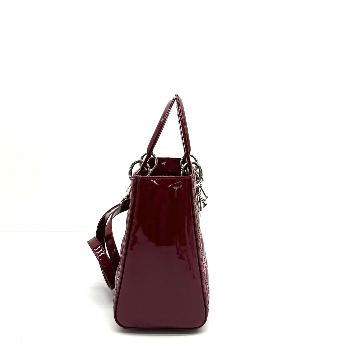 Dior - Lady Dior - Patent leather - Red - (medium)