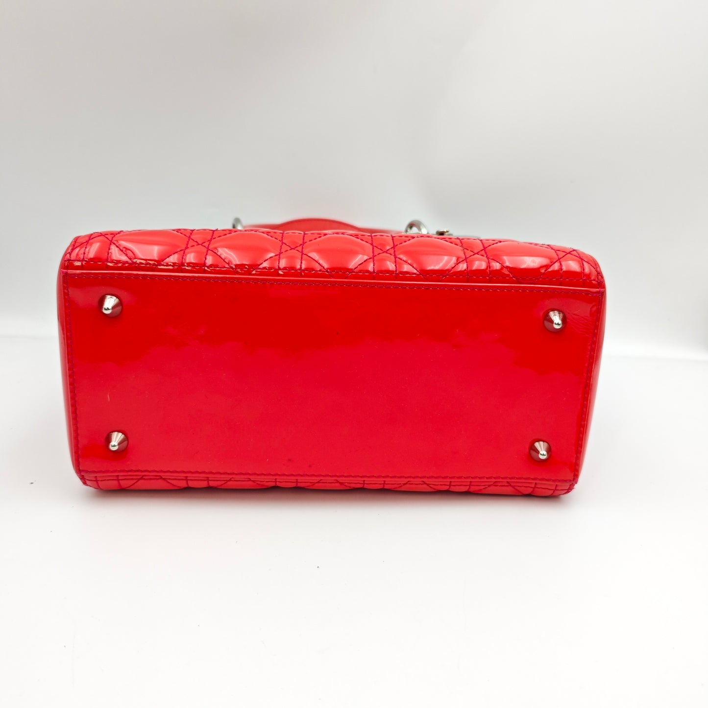 Dior - Lady Dior - Patent leather - Red - (medium)