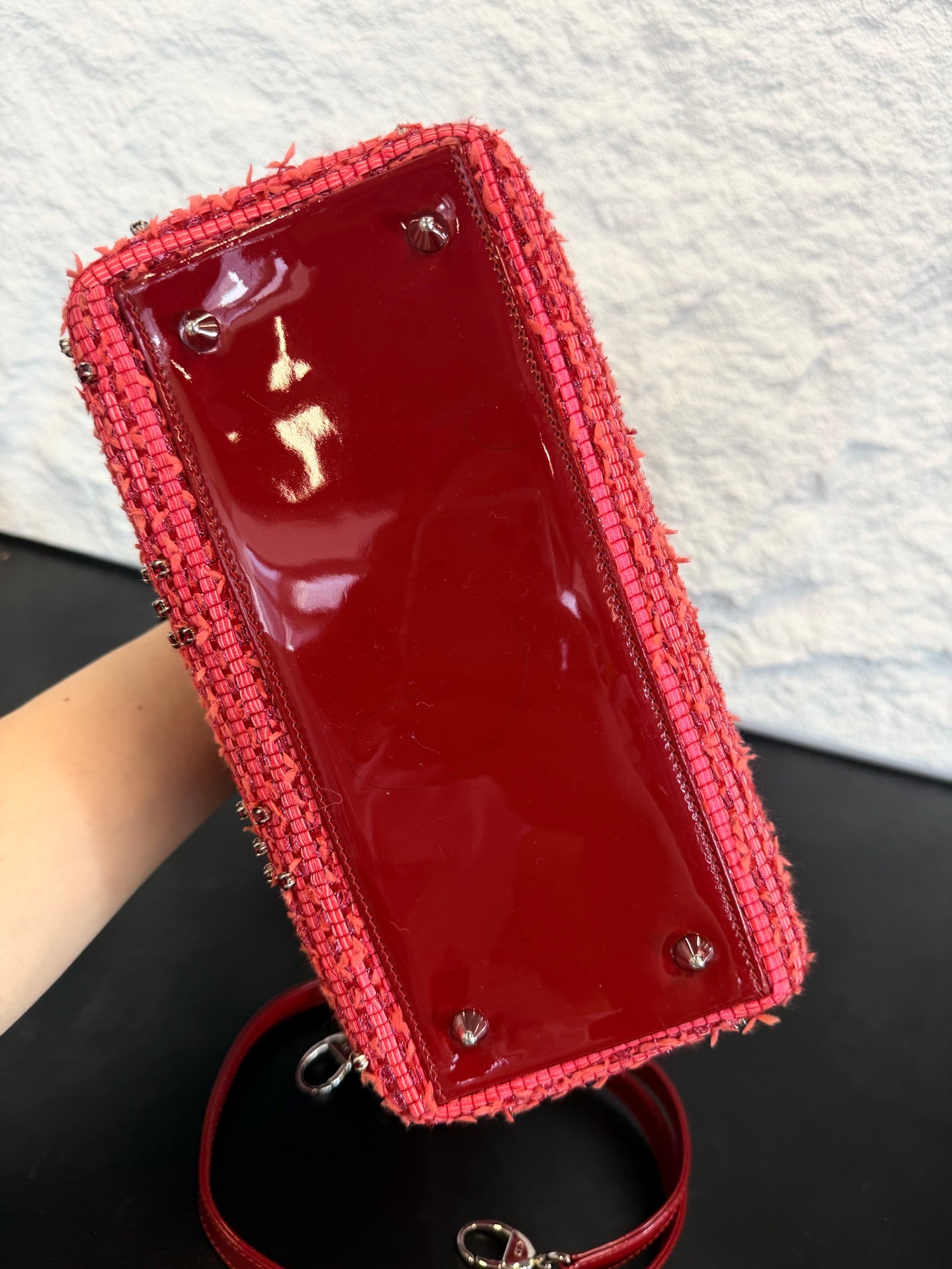 Dior - Lady Dior - Patent leather - Red - (medium)