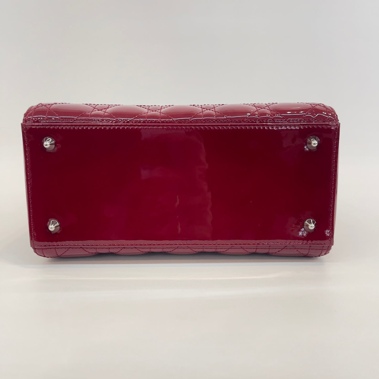 Dior - Lady Dior - Patent leather - Red - (medium)