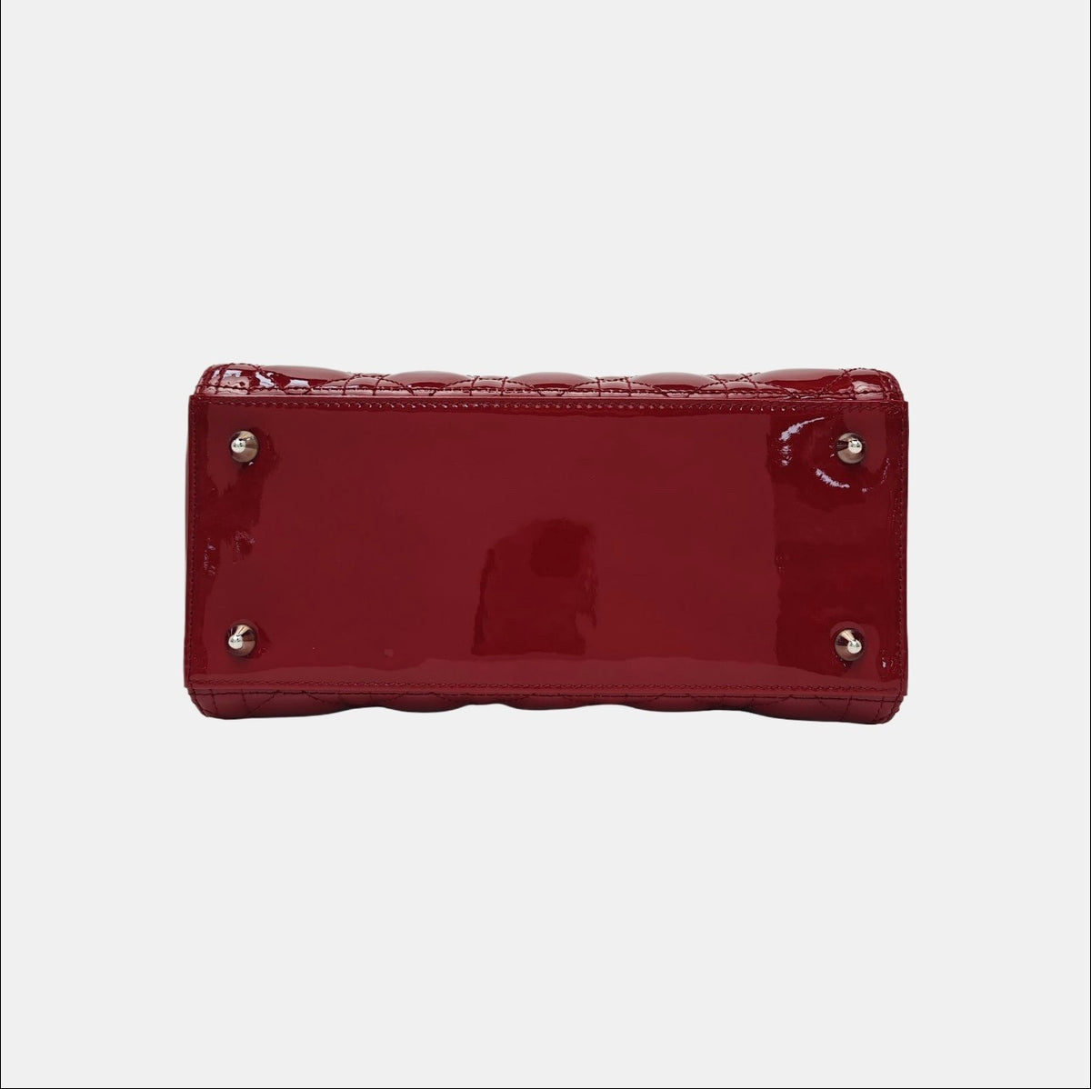 Dior - Lady Dior - Patent leather - Red - (Medium)