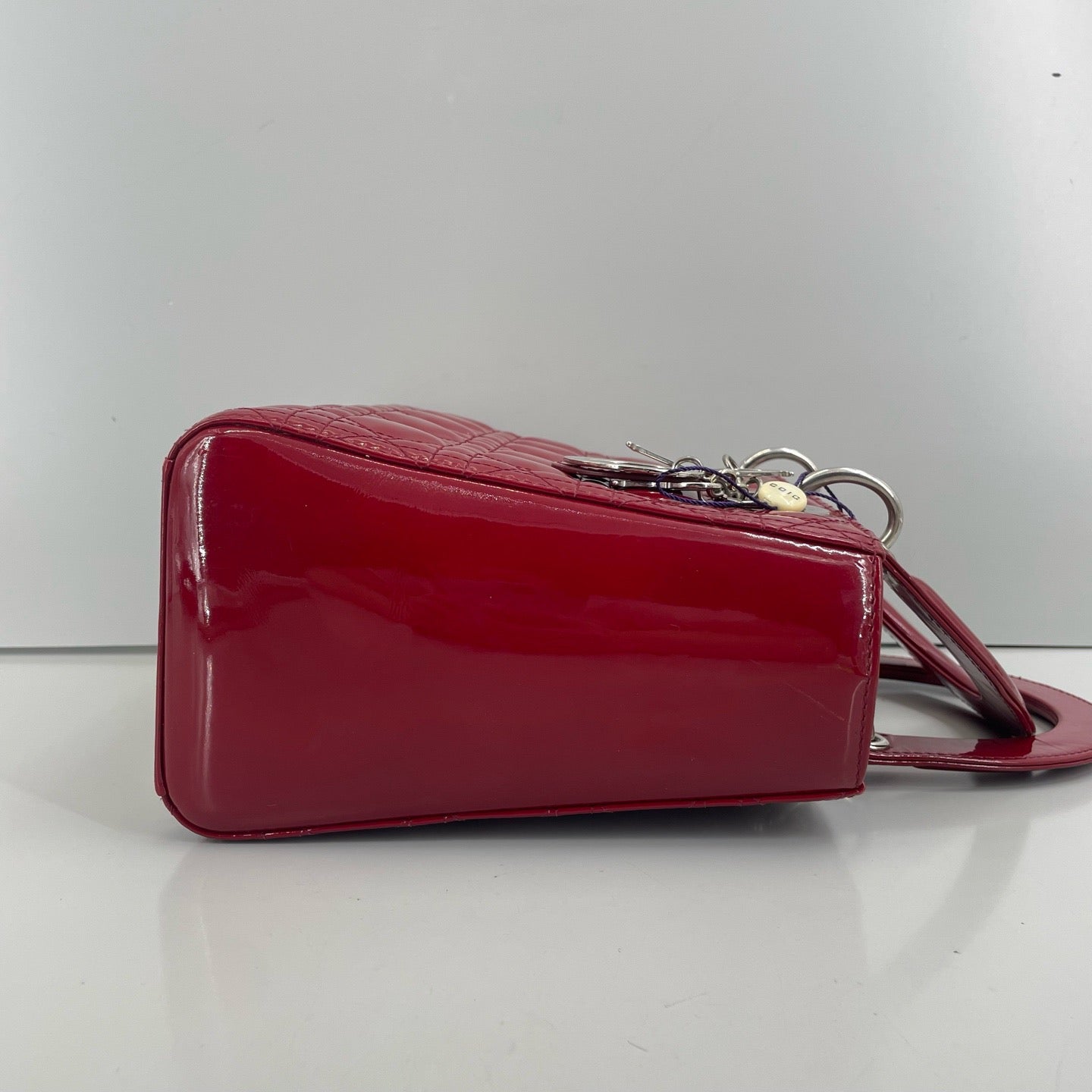 Dior - Lady Dior - Patent leather - Red - (medium)