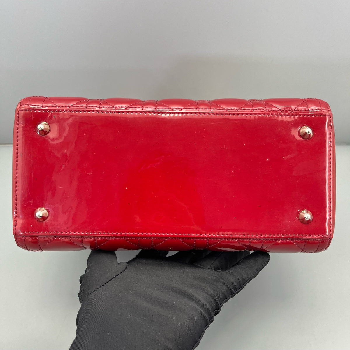 Dior - Lady Dior - Patent leather - Red - (medium)