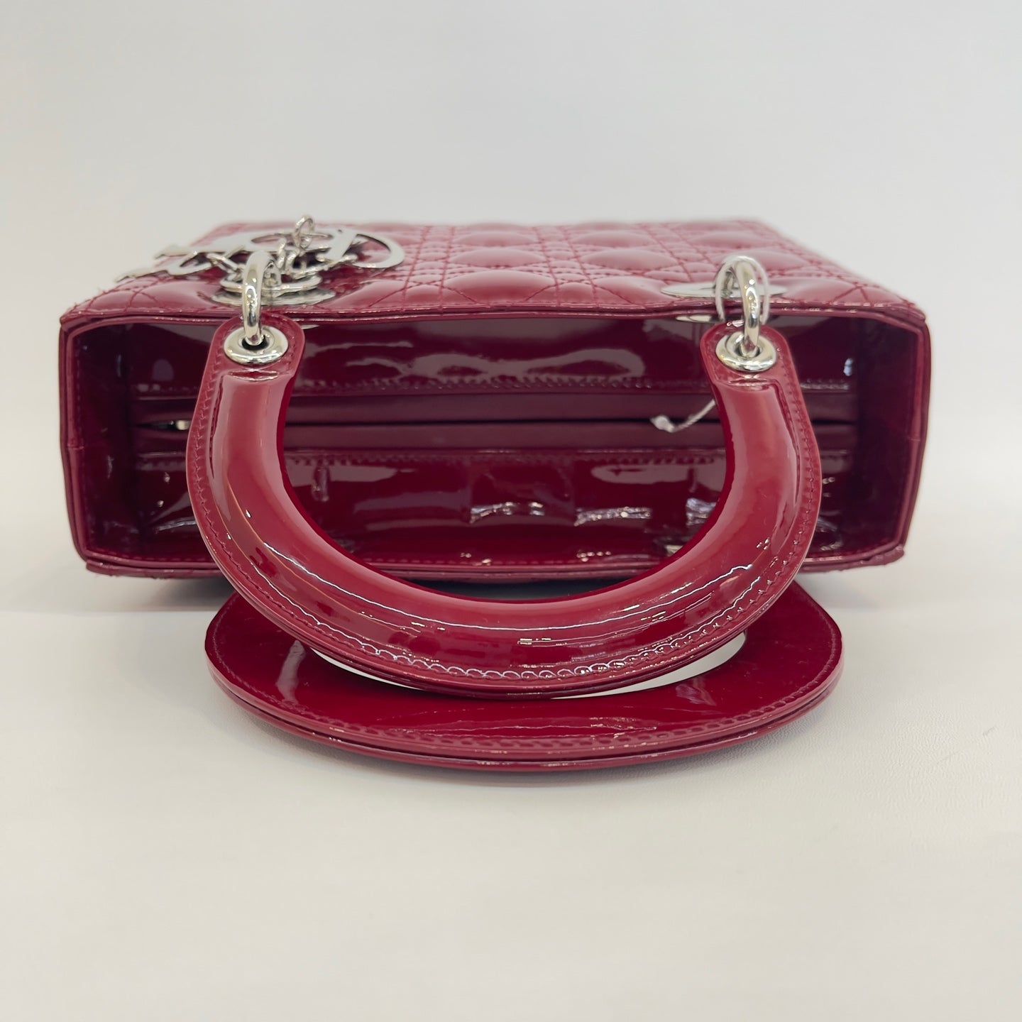 Dior - Lady Dior - Patent leather - Red - (medium)