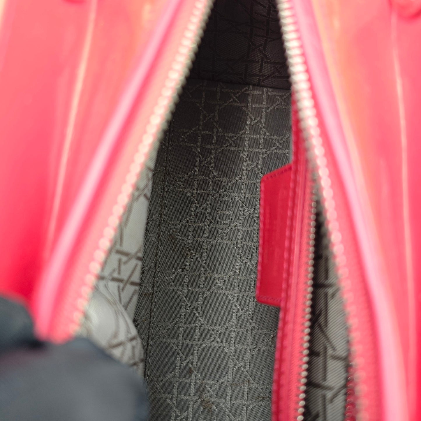 Dior - Lady Dior - Patent leather - Red - (medium)