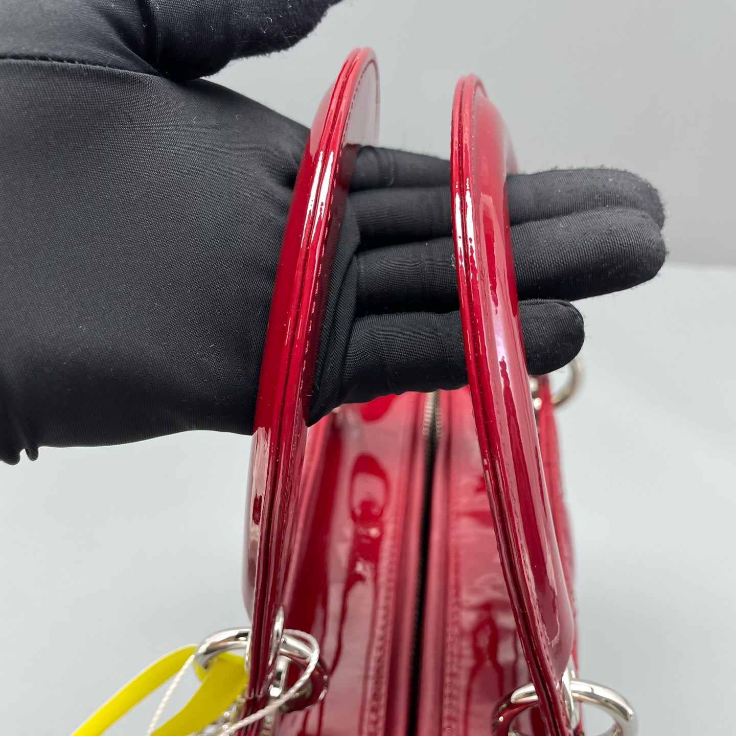 Dior - Lady Dior - Patent leather - Red - (medium)