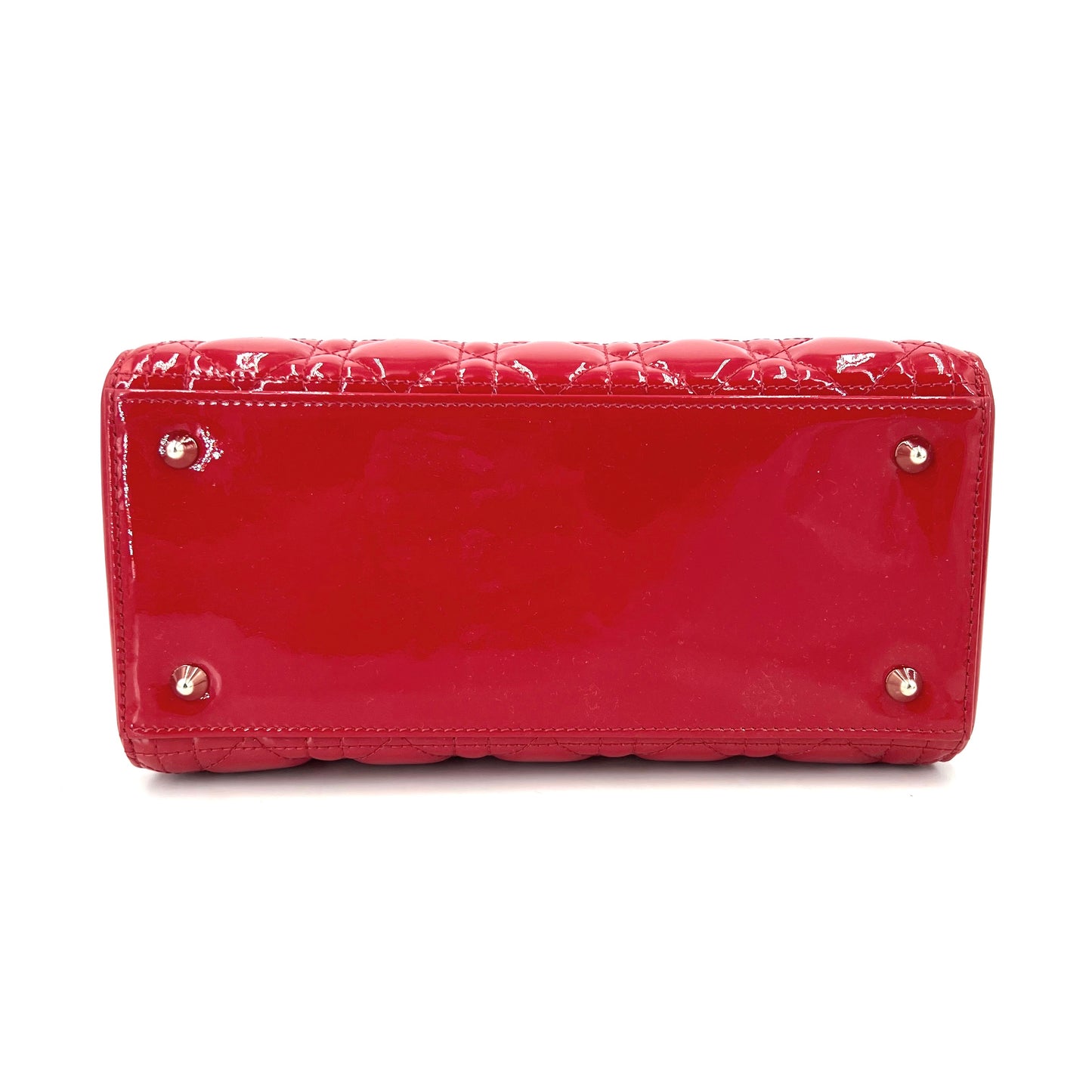 Dior - Lady Dior - Patent leather - Red - (medium)