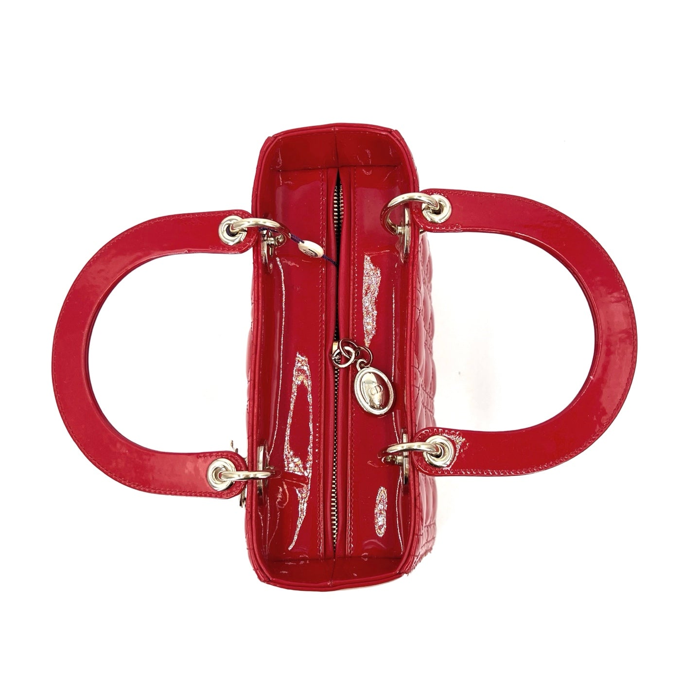 Dior - Lady Dior - Patent leather - Red - (medium)