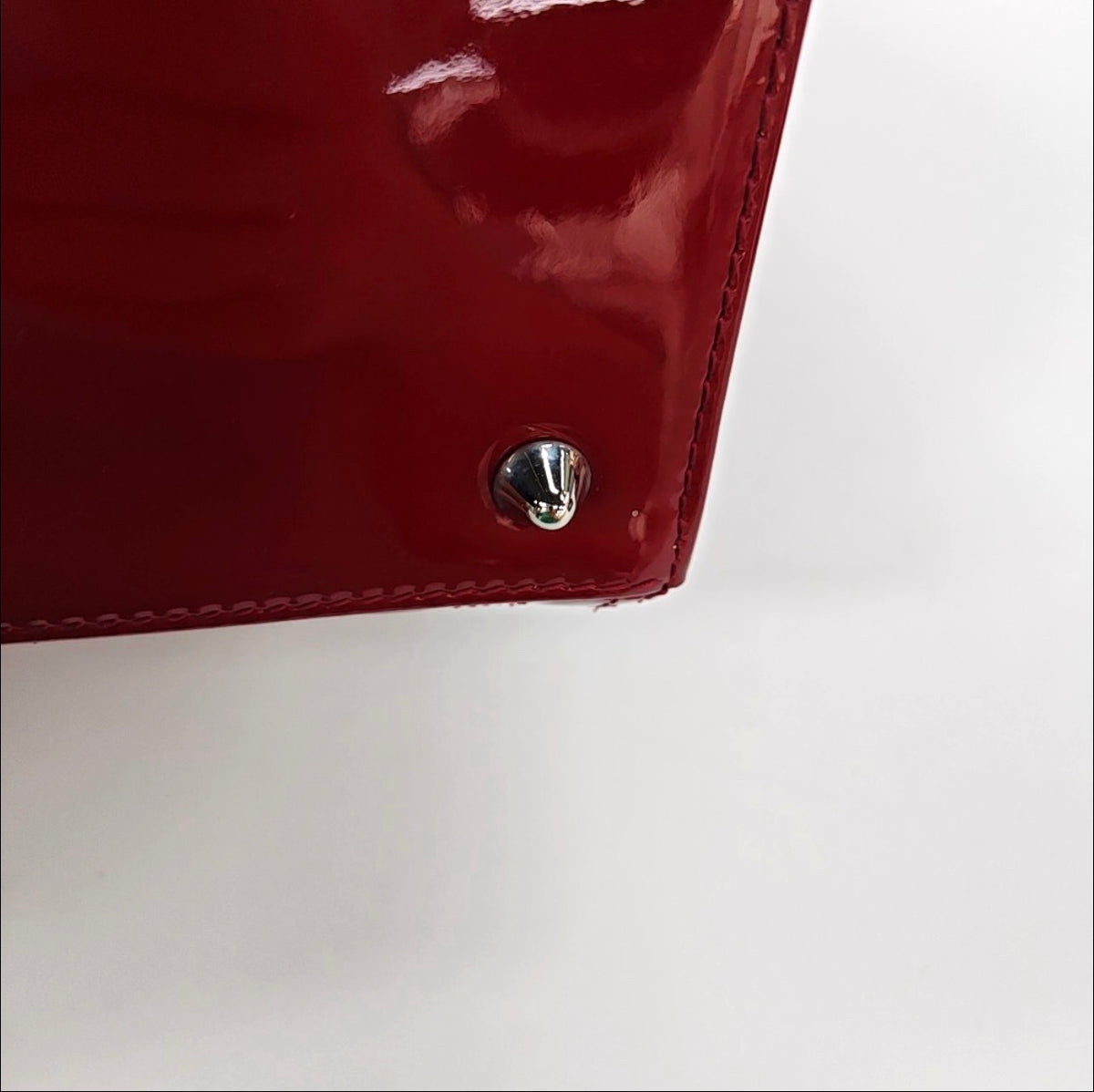 Dior - Lady Dior - Patent leather - Red - (Medium)