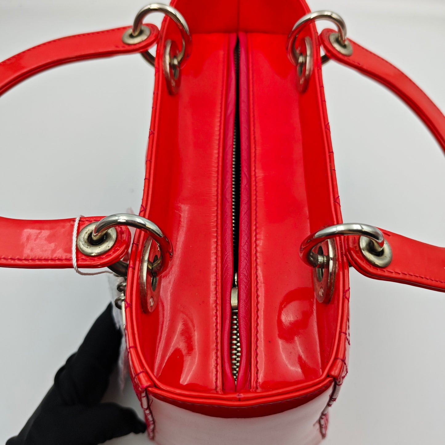Dior - Lady Dior - Patent leather - Red - (medium)