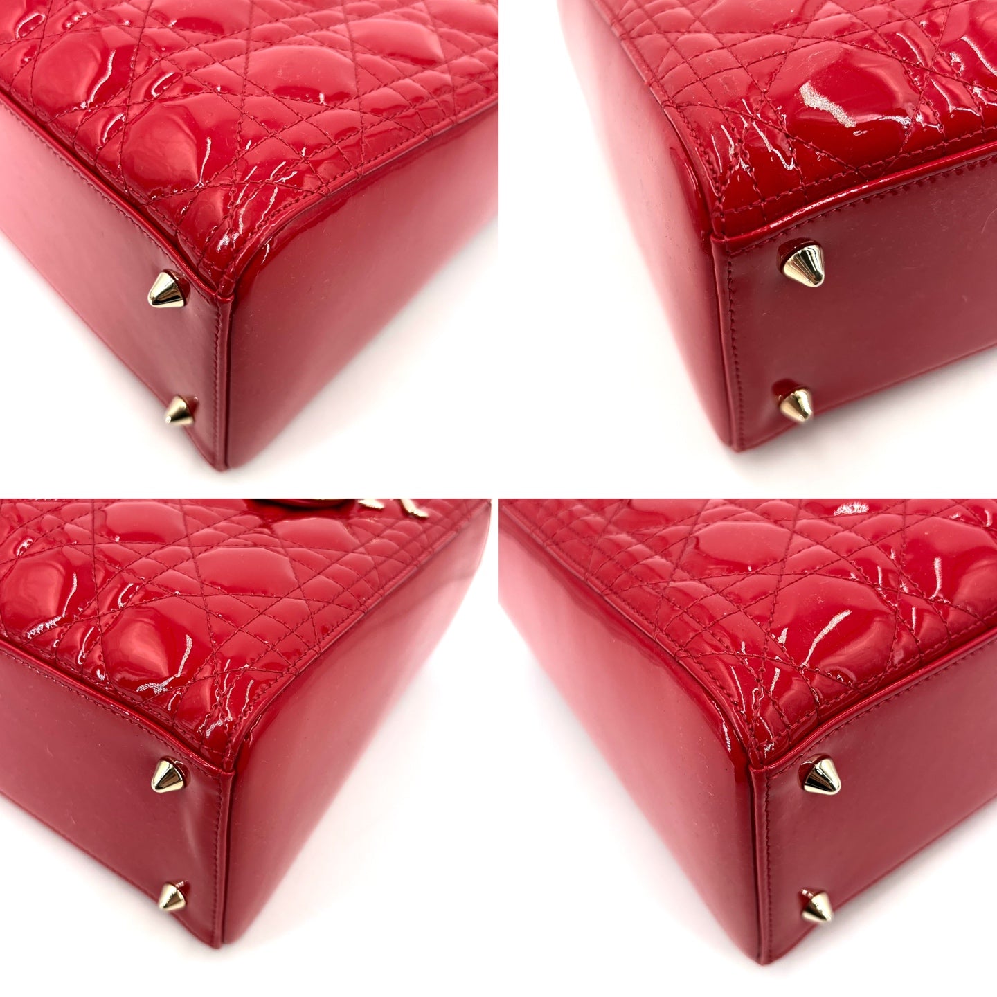 Dior - Lady Dior - Patent leather - Red - (medium)