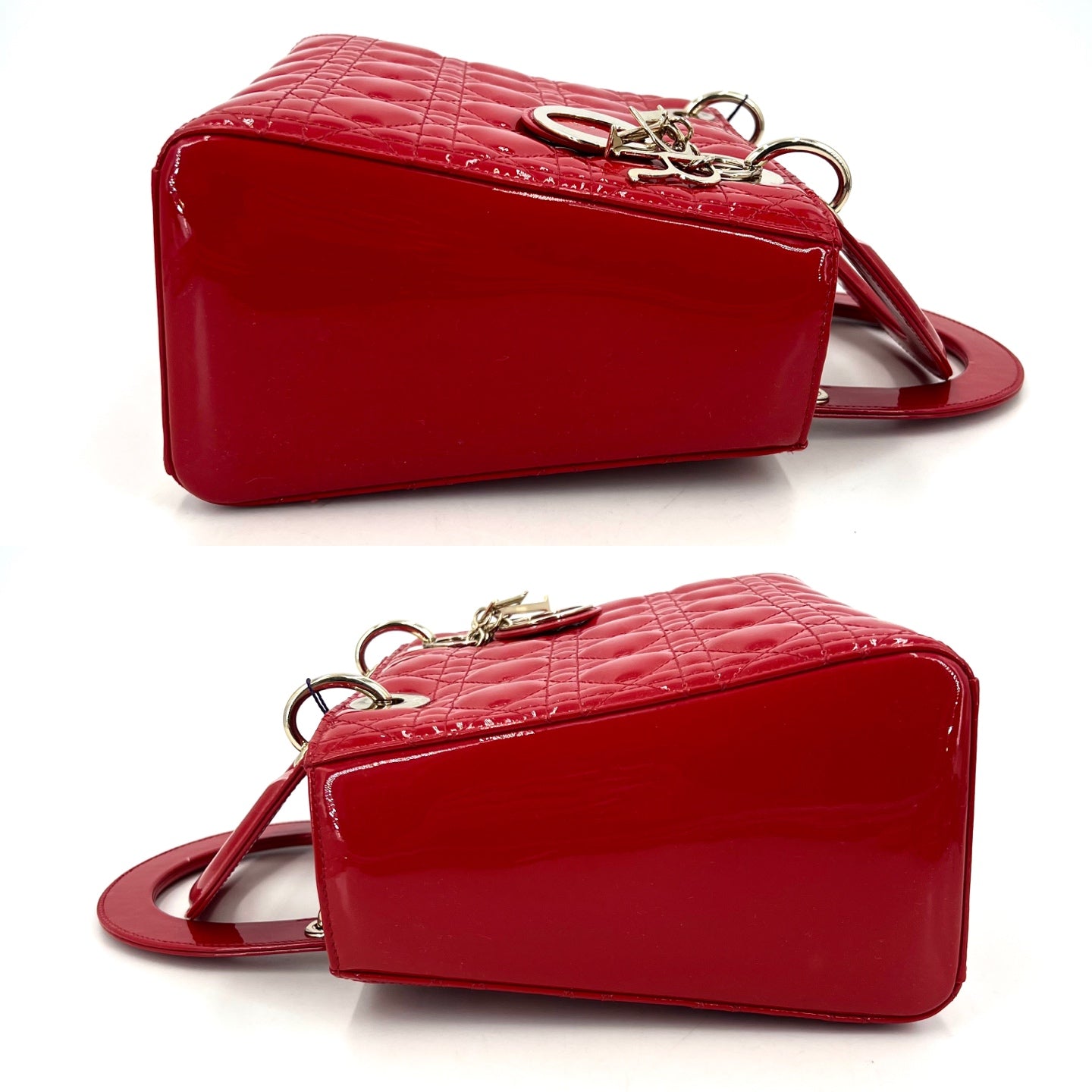 Dior - Lady Dior - Patent leather - Red - (medium)