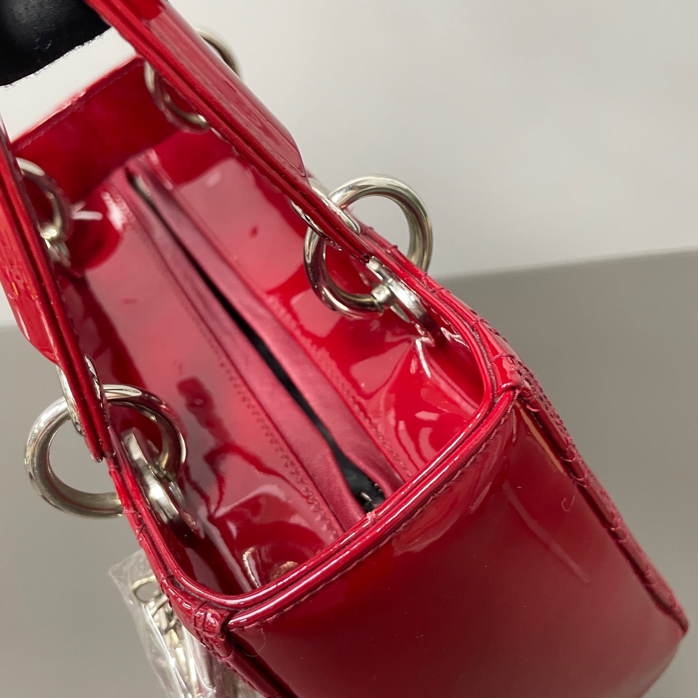 Dior - Lady Dior - Patent leather - Red - (medium)