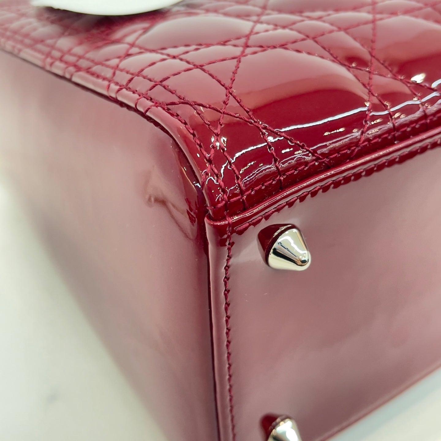 Dior - Lady Dior - Patent leather - Red - (medium)