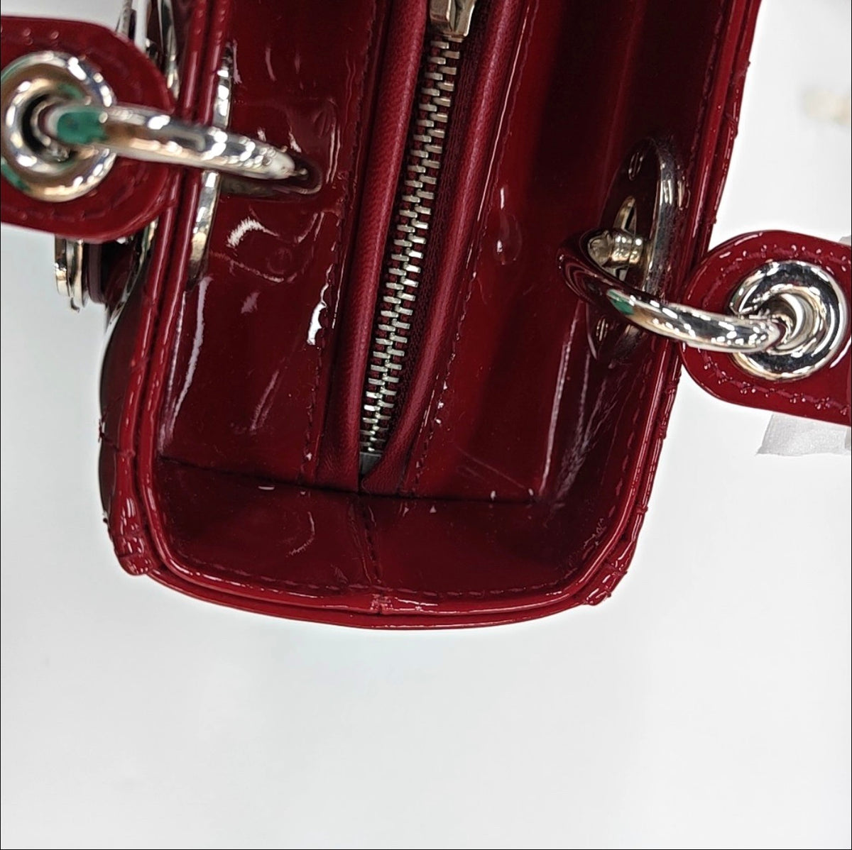 Dior - Lady Dior - Patent leather - Red - (Medium)