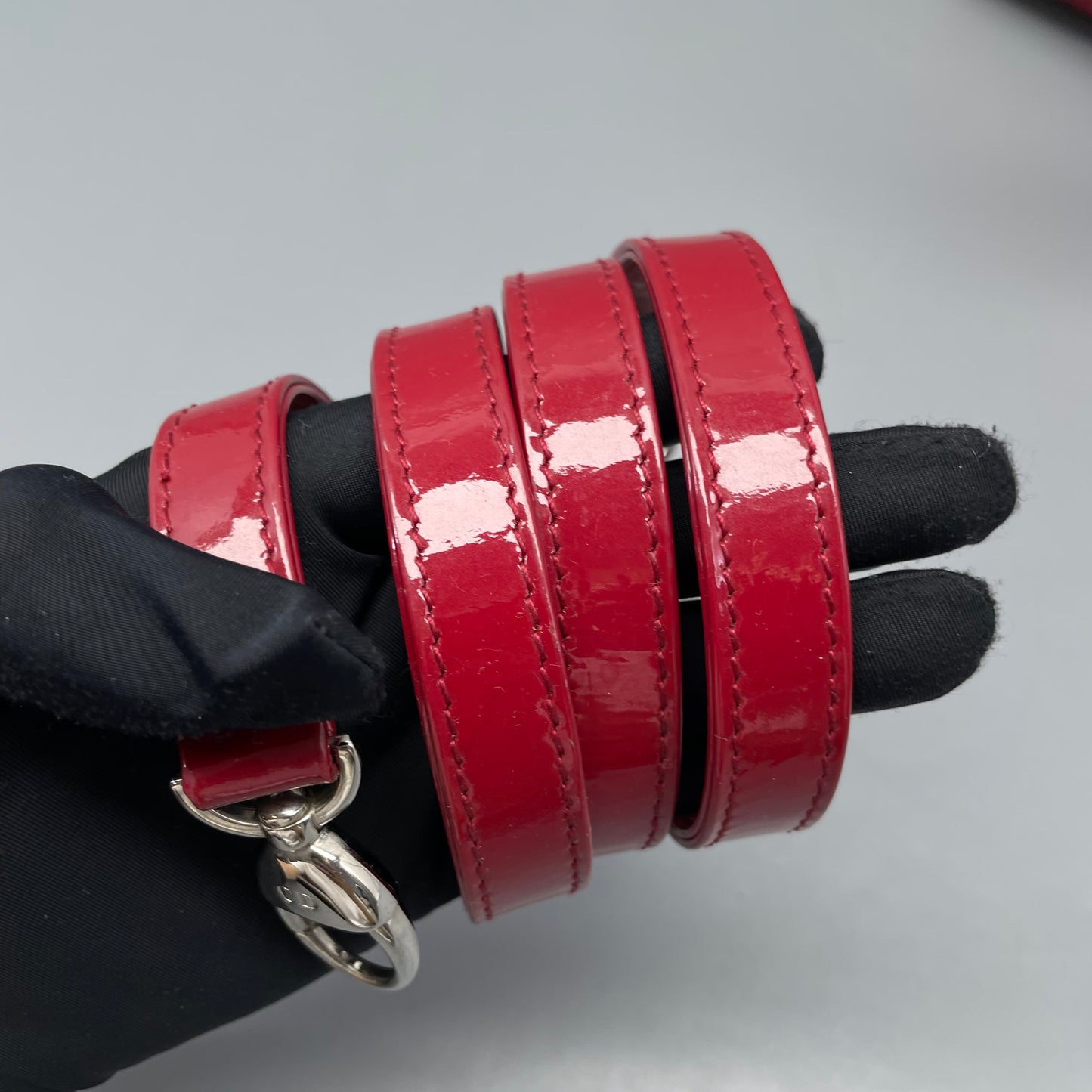 Dior - Lady Dior - Patent leather - Red - (Medium)