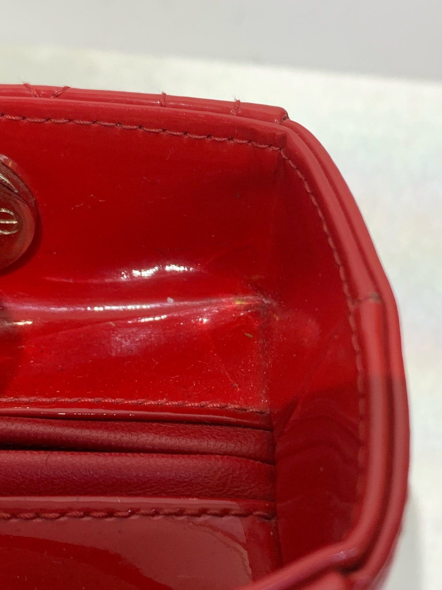 Dior - Lady Dior - Patent leather - Red - (medium)