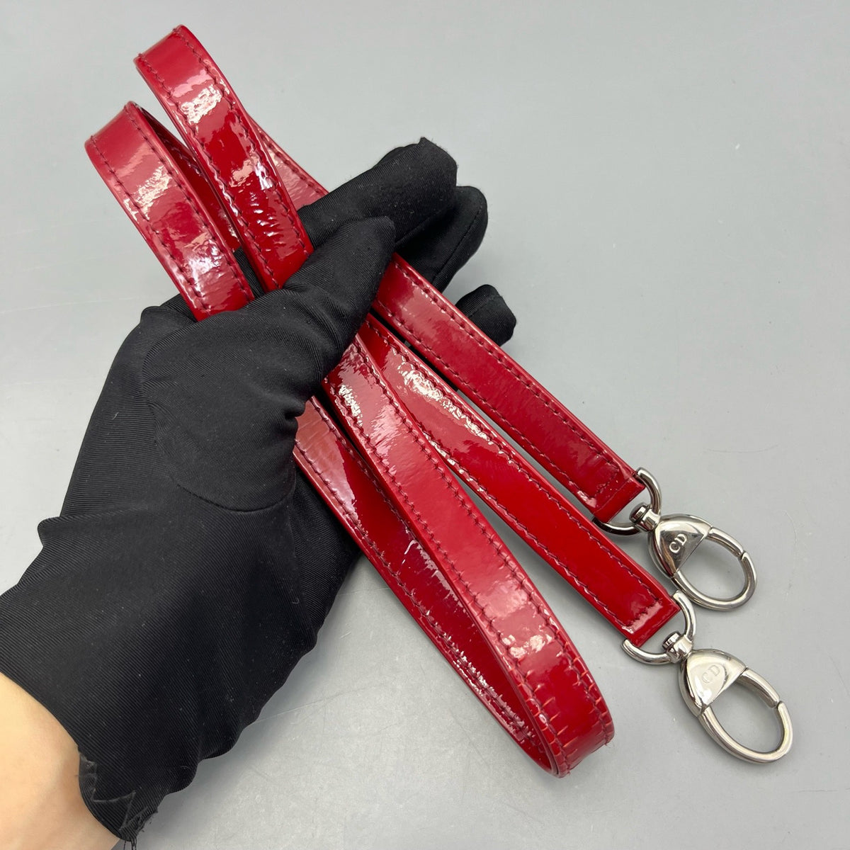 Dior - Lady Dior - Patent leather - Red - (medium)