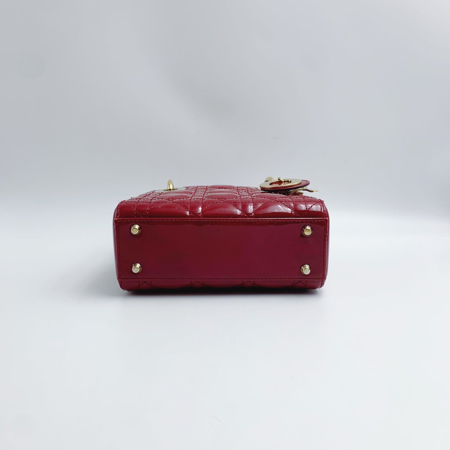 Dior - Lady Dior - Patent leather - Red - (mini)