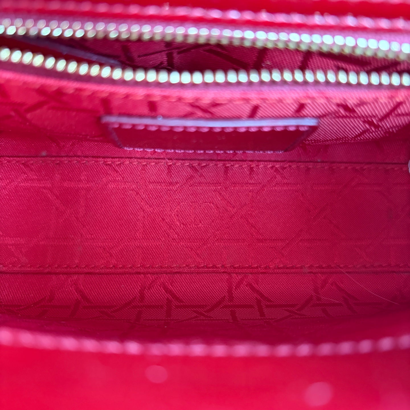Dior - Lady Dior - Patent leather - Red - (mini)