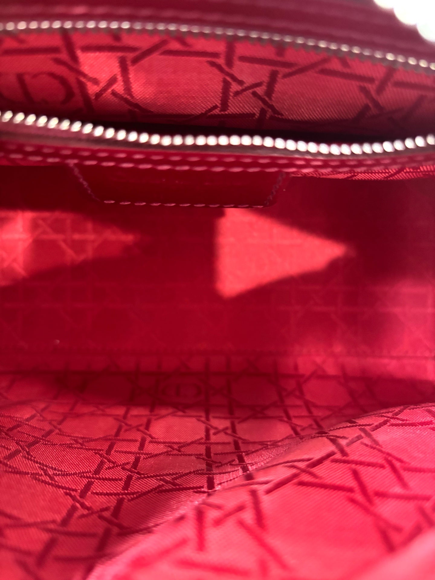 Dior - Lady Dior - Patent leather - Red - (Small)