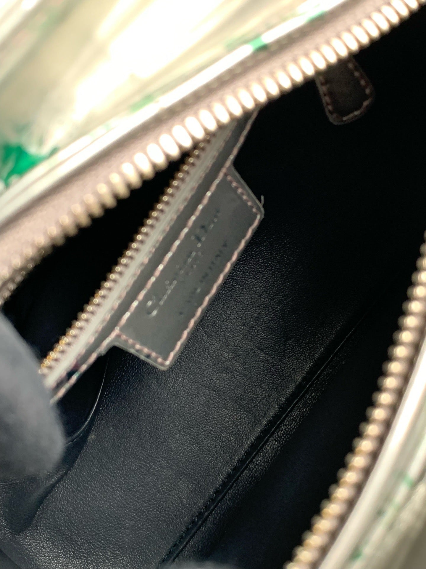 Dior - Lady Dior - Patent leather - Silver - (Medium)