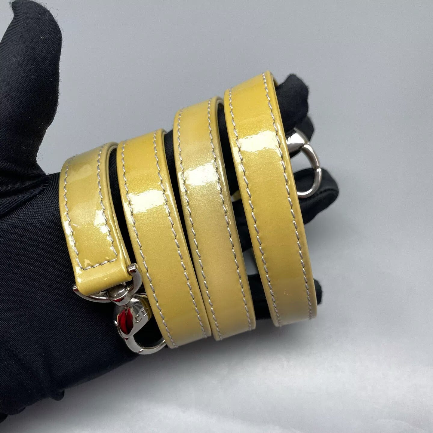 Dior - Lady Dior - Patent leather - Yellow - (Medium)