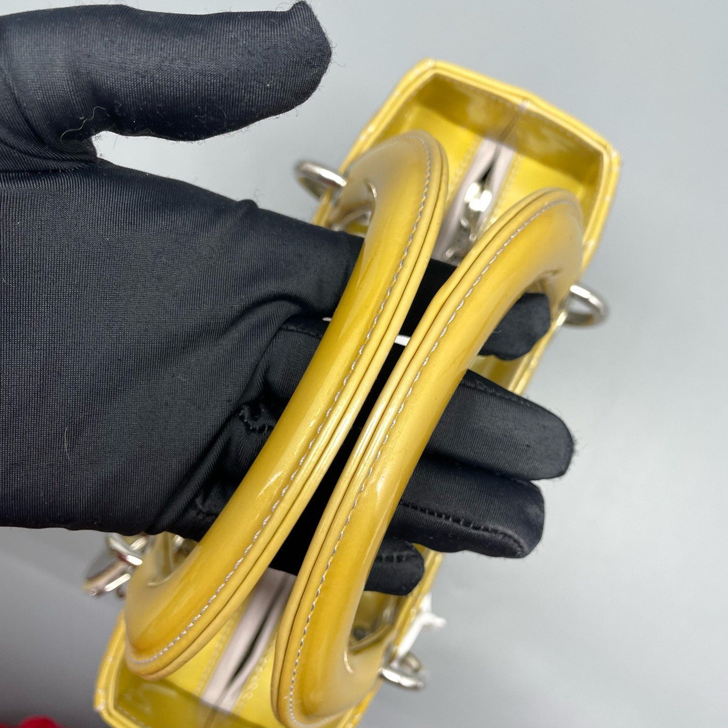Dior - Lady Dior - Patent leather - Yellow - (Medium)