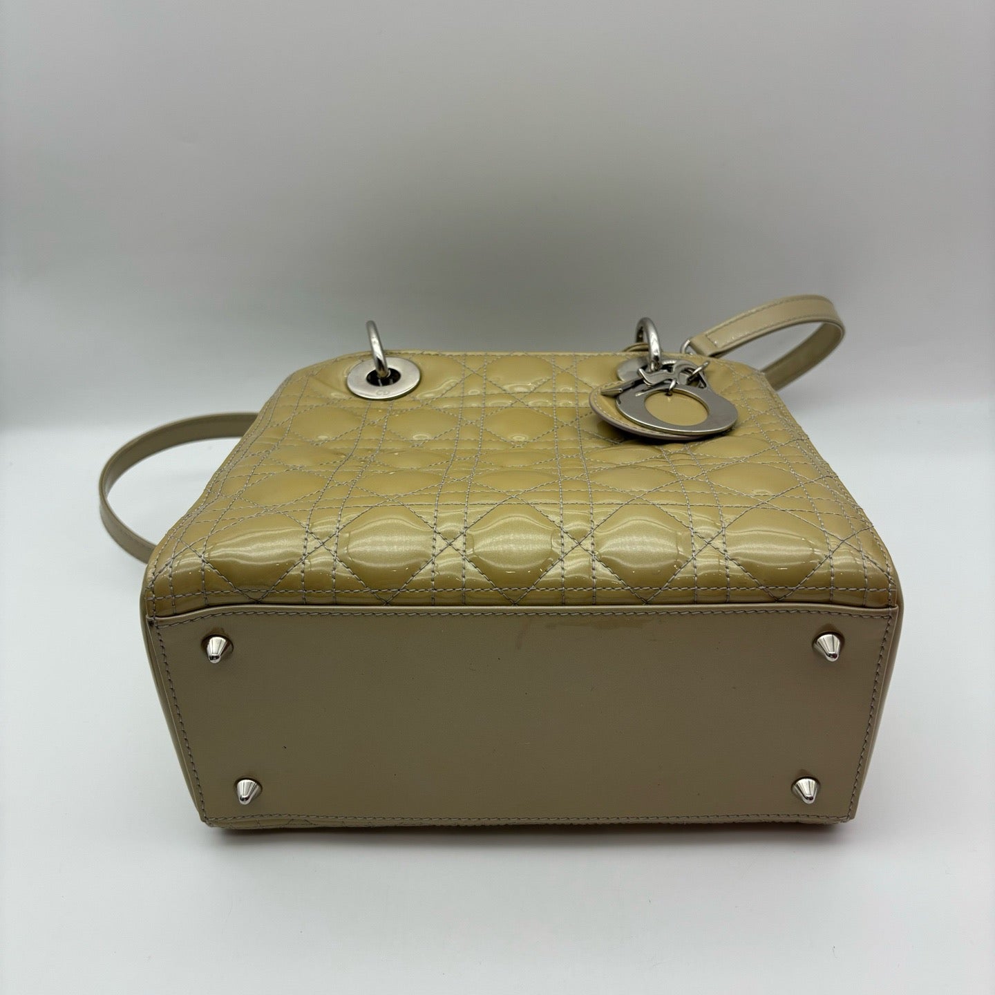 Dior - Lady Dior - Patent leather - Yellow - (medium)